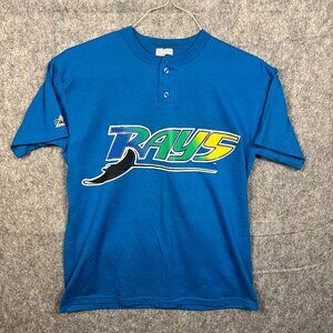 Tampa Bay Rays Vintage Youth XL MLB Majestic Baseball 90's T-Shirt - Made in USA